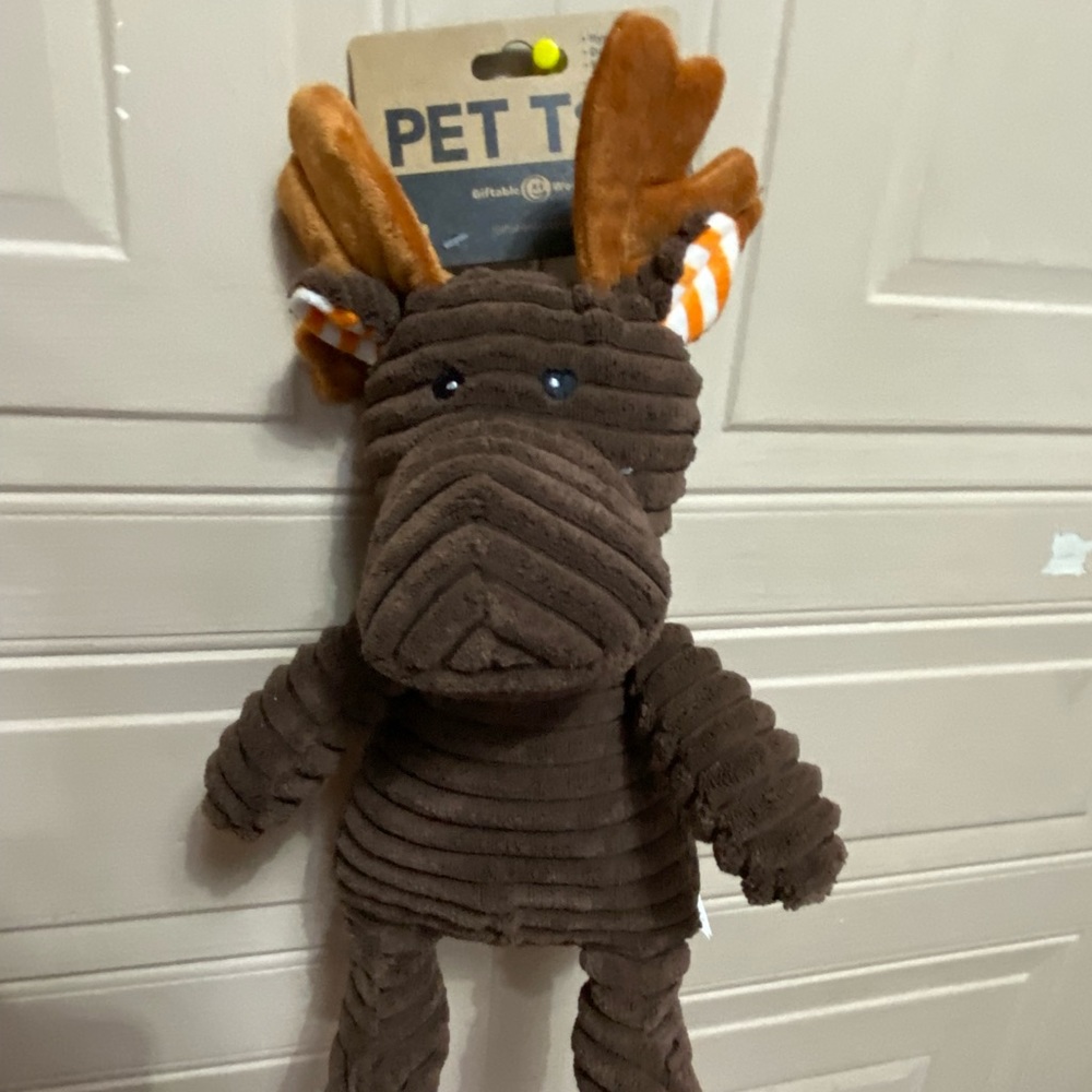 - Brand New Giftable Dear Dog Toy With Squeaker 14”